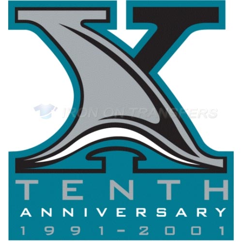 San Jose Sharks Iron-on Stickers (Heat Transfers)NO.320